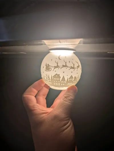 Beoals Modern Architectural LED Night Light – Minimalist White Table Lamp, Soft Glow Decorative Bedroom Light, Creative Interior Toy Lamp Pack of 2