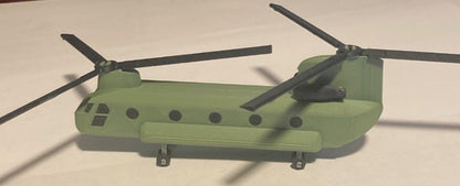 Beoals H-47 Chinook Helicopter Model Kit | Military Cargo Twin-Rotor Aircraft | DIY Assembly Toy | Educational & Collectible Scale Model for Kids & Adults
