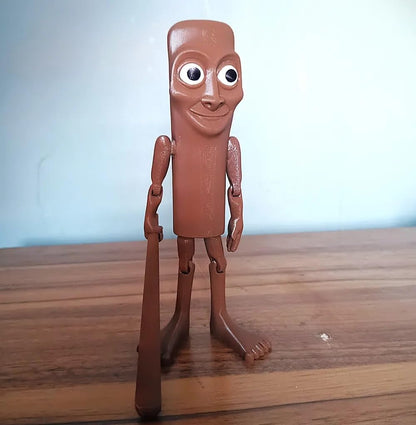 Beoals Tung Tung Tung Sahur 6-Inch Action Figure | Funny Meme Toy Collectible | Italian Brainrot Viral Figurine Gift | 3D Printed Articulated Model with Bat – Brown (Pack of 1)