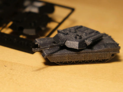 Beoals 3D Printed Tank Model | Black Military Vehicle Miniature | Collectible Desktop Decor | Realistic Army Tank Replica for Display & Gift
