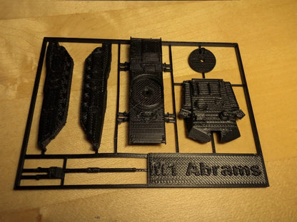 Beoals 3D Printed Tank Model | Black Military Vehicle Miniature | Collectible Desktop Decor | Realistic Army Tank Replica for Display & Gift