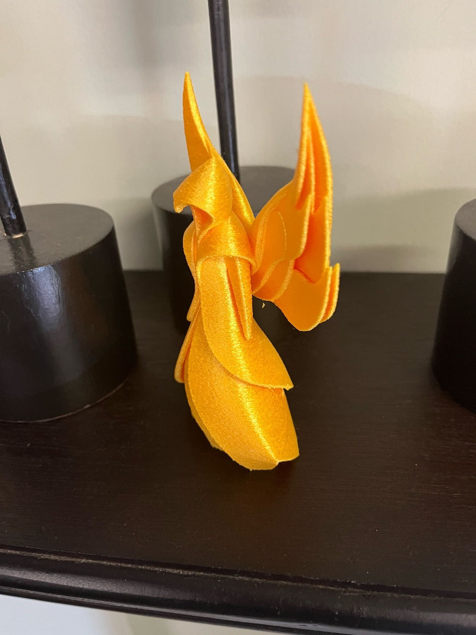 Beoals Layered Geometric Angel Statue - Fantasy Hooded Reaper Figurine