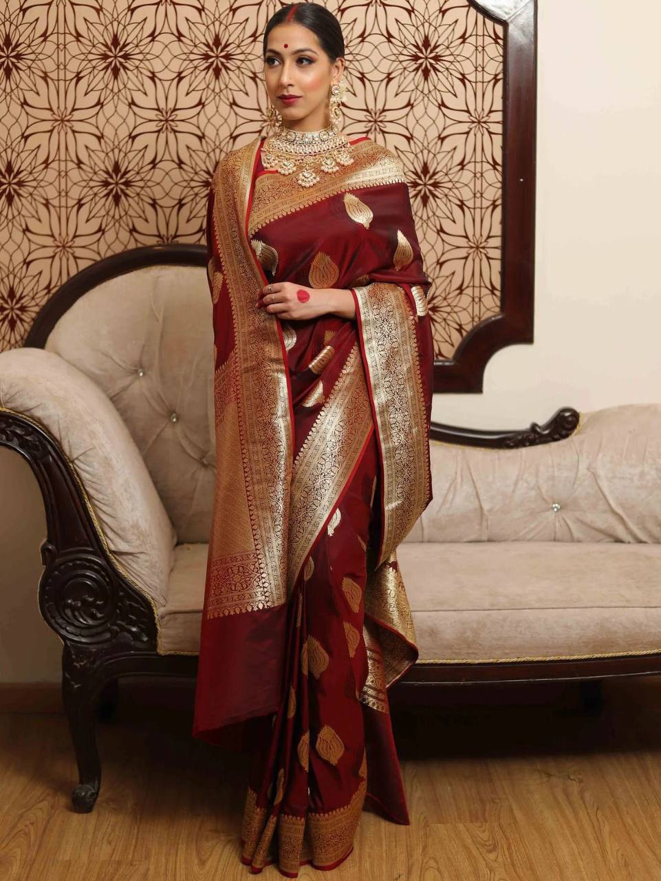 SOFT LICHI SILK SAREE